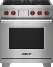30" Dual Fuel Range - 4 Burners